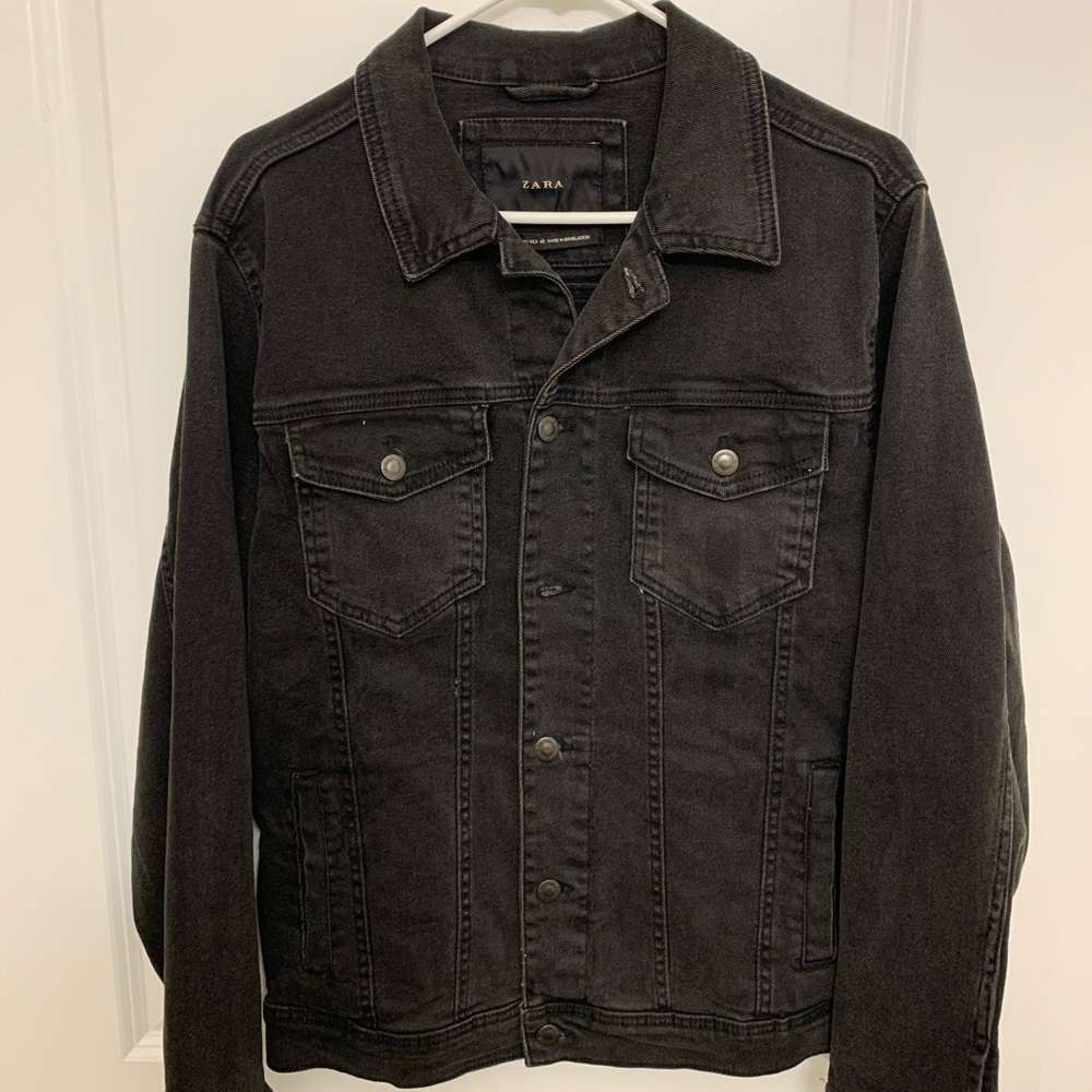 Zara Denim Jacket Size Large